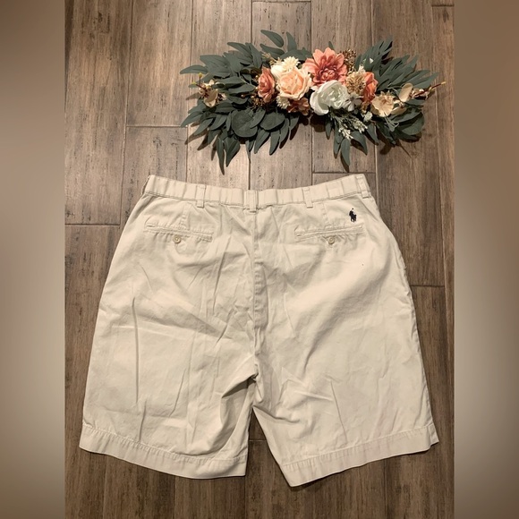 5/$25 Item Men’s Polo Flat Front Khaki Shorts - Picture 2 of 5